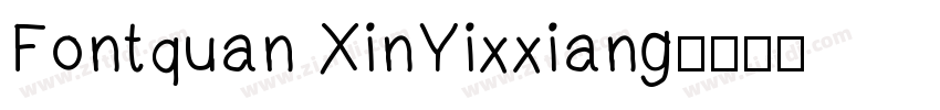 Fontquan XinYixxiang字体转换